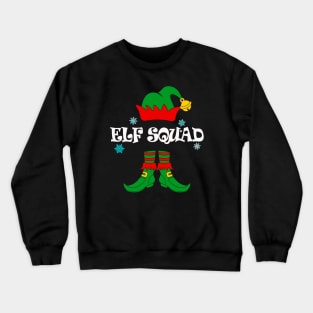 Elf Squad Funny Christmas Holiday Gift T Shirt Crewneck Sweatshirt